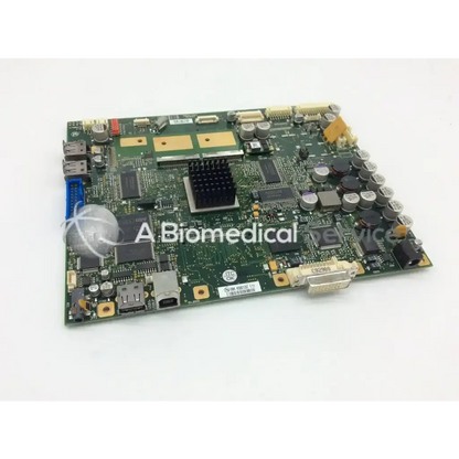 Green circuit board with black and silver components and heat sink for borco mdcg monitor k750216 product