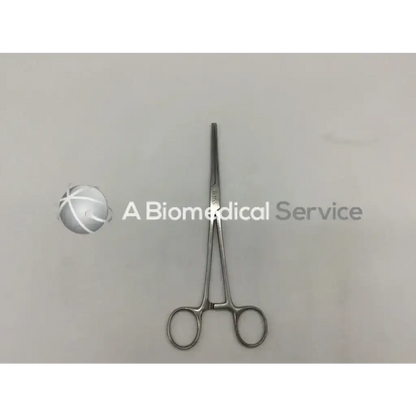 Stainless steel boss 14-1354 roch-ochs hemo forceps with rounded finger loops and a straight pointed tip