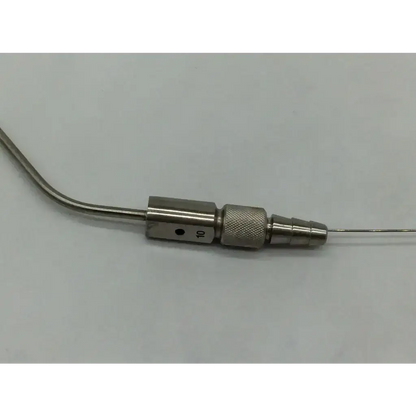 Boss 74-4884 frazier suction tube stainless steel with textured grip and engraved 10 inch marking for surgical use