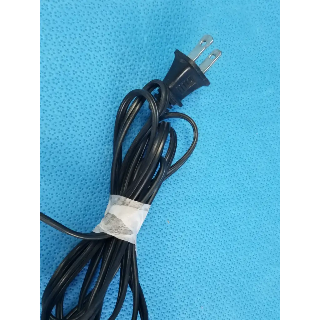 Black coiled power cord with standard three-prong plug for boston acoustics dk1201a5-1an power supply 12vac 1500ma