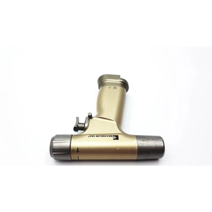 Gold-colored brasseler modular orthopedic usa surgical drill with textured grip and metallic accents pm-x08-700