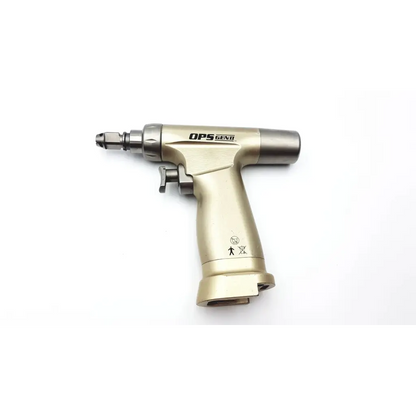Gold-colored Brasseler ops gen ii reciprocator surgical drill with metallic finish and ergonomic grip for precision use