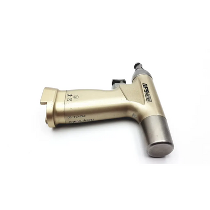 Gold-colored brasseler ops gen ii reciprocator pm-x14-700 with metallic finish and black branding for surgical use