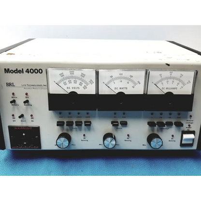 BRL Life Technologies Model 4000 Electrophoresis Power Supply - Electrophoresis Power Supply