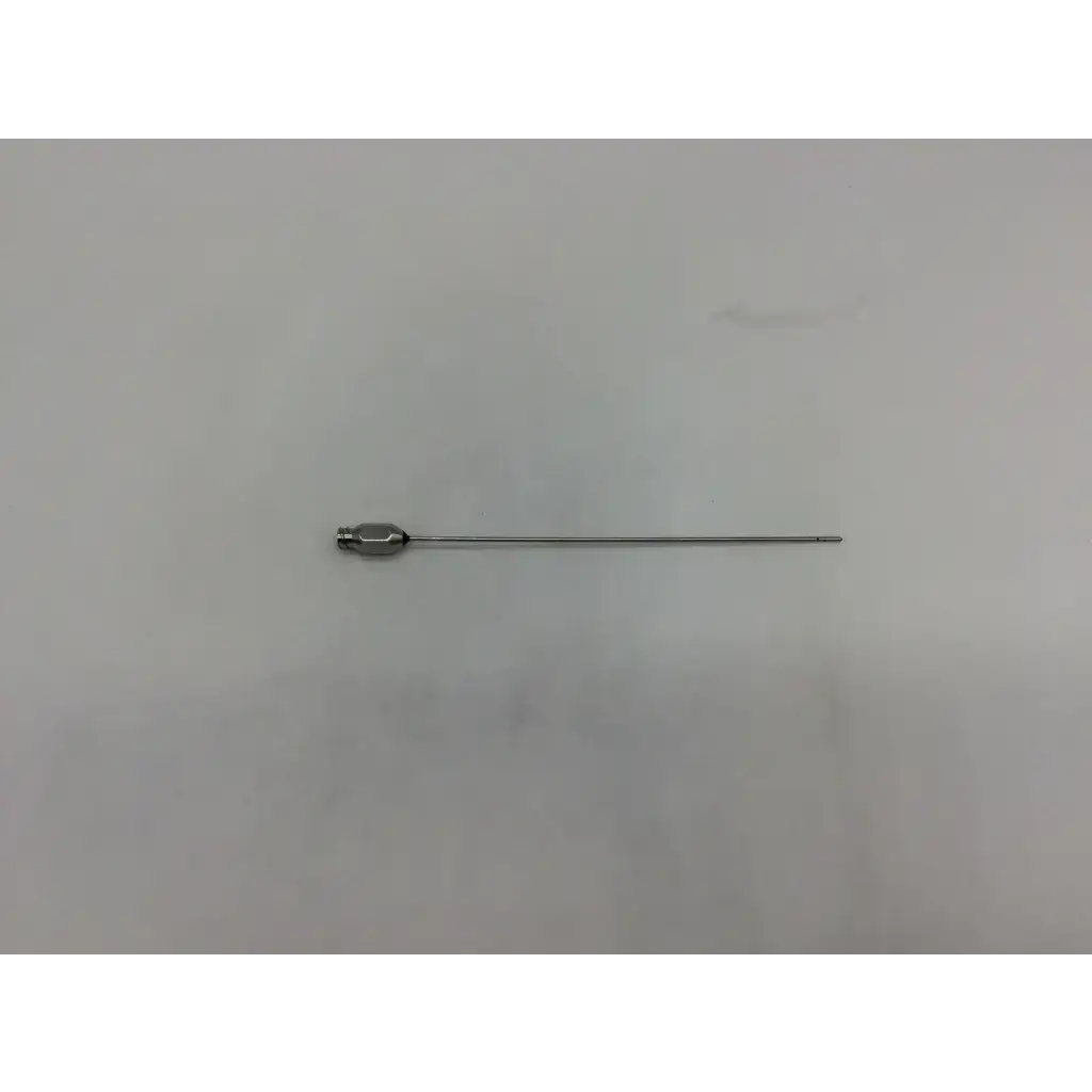 Slender metallic infiltration cannula coleman with hexagonal head and coleman tip luer lok connection shaft