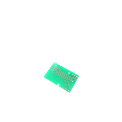 Green rectangular circuit board with copper traces and mounting holes for canon bh8-2291-2 and bbcb2-14 models