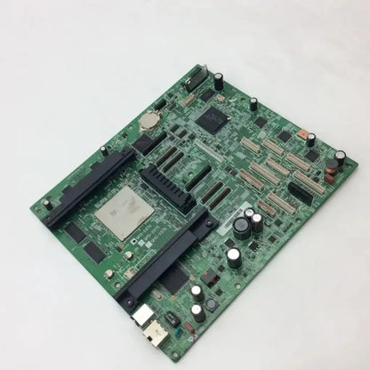 Green canon image prograf ipf-5000 main board with black and silver capacitors and slots for printer hardware integration
