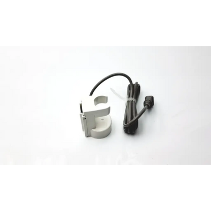 White plastic clamp charging adapter with black power cord for cardinal health 4414 rechargeable nimh battery use
