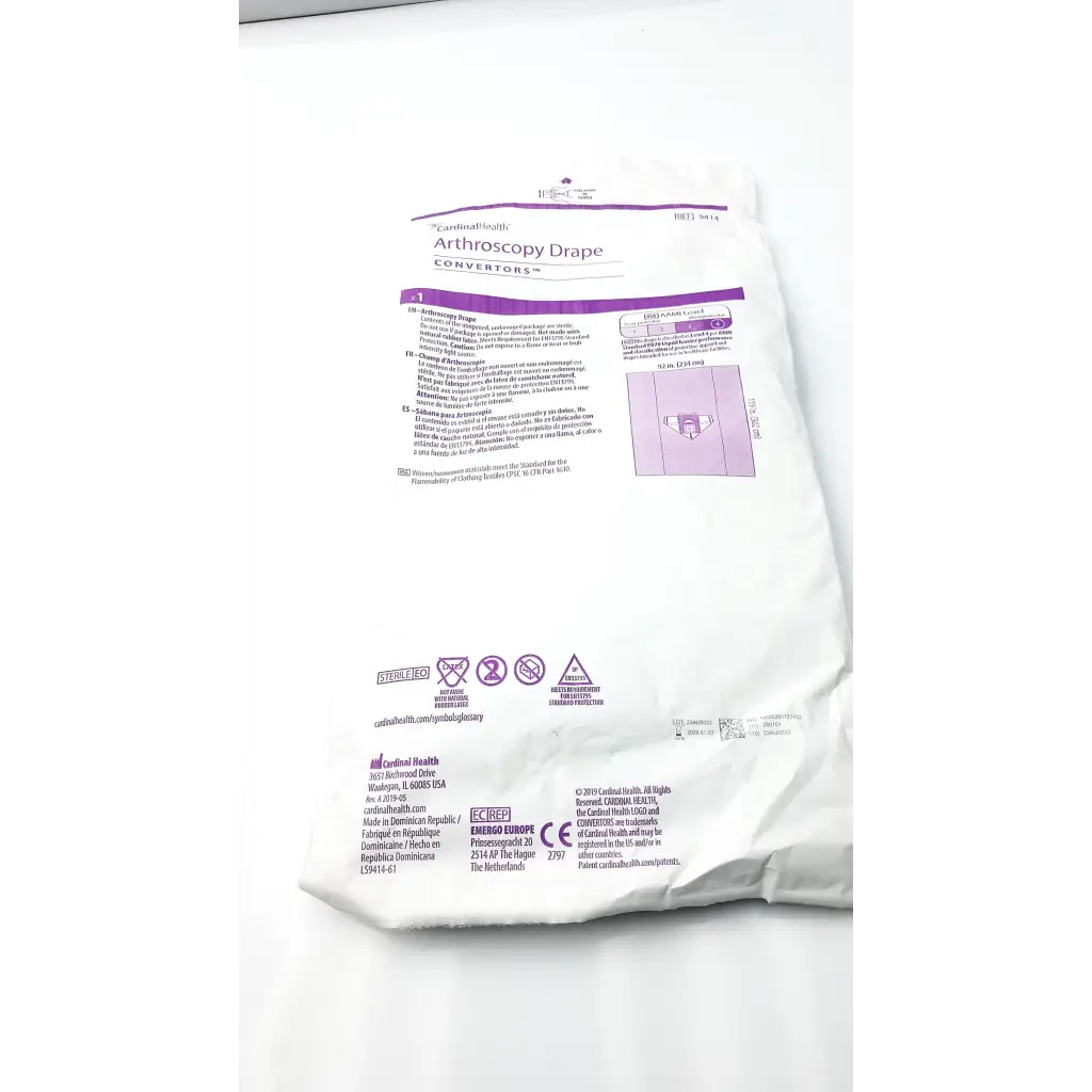 Load image into Gallery viewer, Cardinal Health Arthroscopy Drape Convertors 9414 - Medical