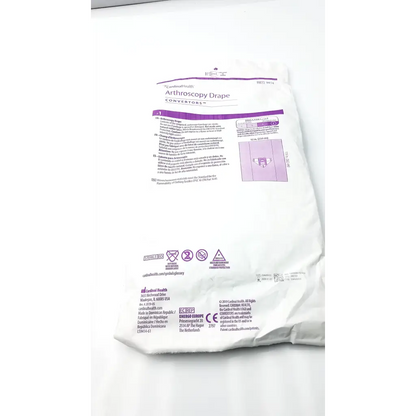 White sterile cardinal health arthroscopy drape convertor package for health arthroscopy drape use