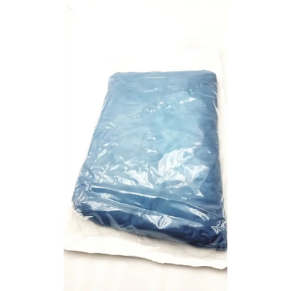 Blue inflatable cooling pad wrapped in clear plastic for cardinal health arthroscopy drape convertors 9414