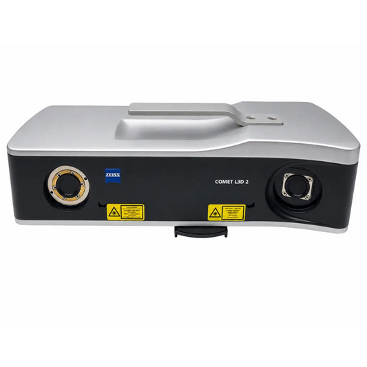 Silver and black zeiss comet l3d 2 3d optical sensor with sleek modern design for precise scanning