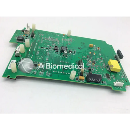 Green printed circuit board with electronic components mounted casmed 03090235r00 board for medical device use