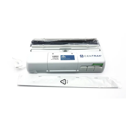 White centrak monitor itdk-325 g ab3-7 medical device with sleek rectangular design and labeled components
