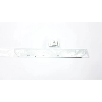 White plastic mounting bracket with screw and transparent protective film for cenTrak monitor itdk-325 g ab3-7 back side