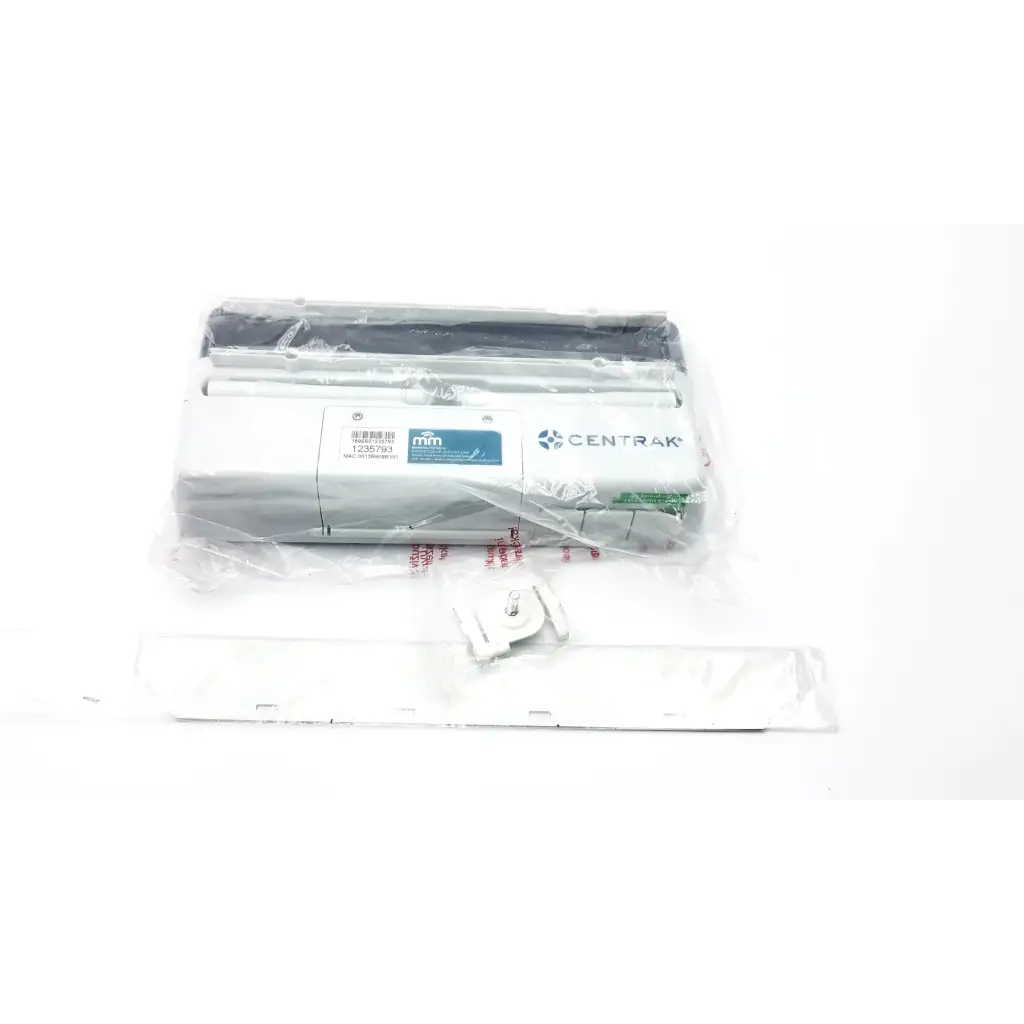 White plastic wall-mounted centrak monitor itdk-325 g ab3-7 security device in original packaging with mounting hardware
