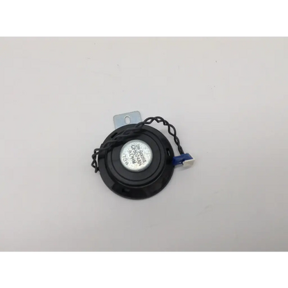 Black cf5074ah mid-bass loudspeaker with silver center label and attached black wire ohm 3010524-04b bbcd