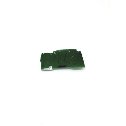 Green rectangular chattanooga pcb transportable laser board with solder points and white label for ultrasound use