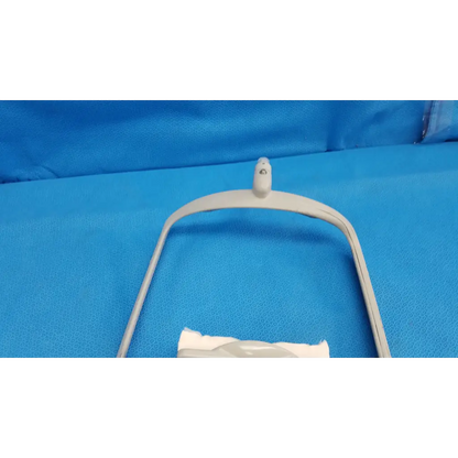 White plastic embroidery hoop with loop for chin rest forehead assembly frame with chinrest paper for topcon trc-nw6s