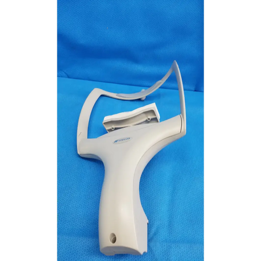 White plastic chin rest forehead assembly frame with adjustable arm and chinrest paper for topcon trc-nw6s camera