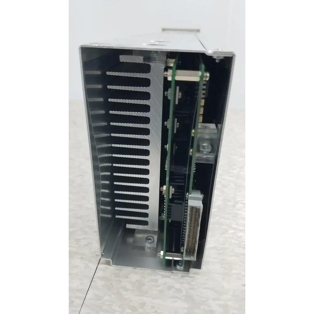 Chroma 63107 silver metallic electronic load module with visible internal circuitry and cooling fins
