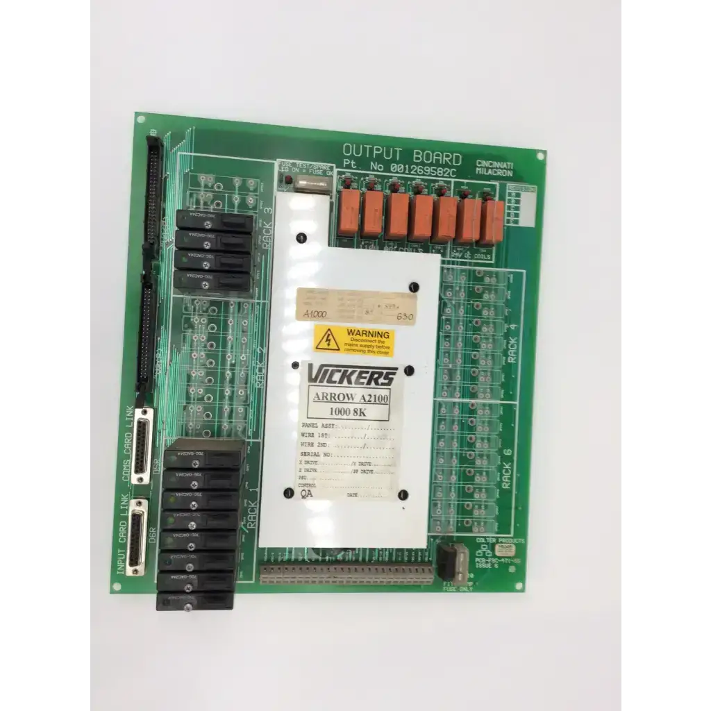 Cincinnati Milacron 001269582C Output Board - Medical parts