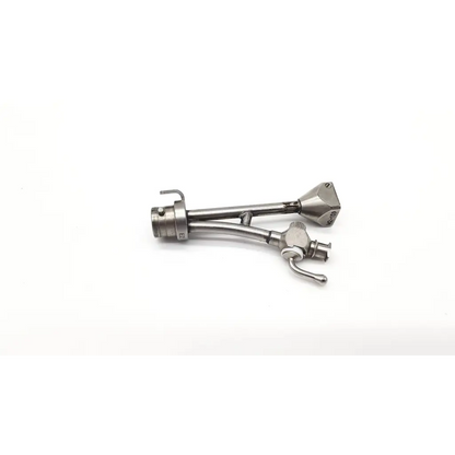 Stainless steel circon acmi m2-159 endoscopy sheath bridge with curved handle and dual nozzle attachments