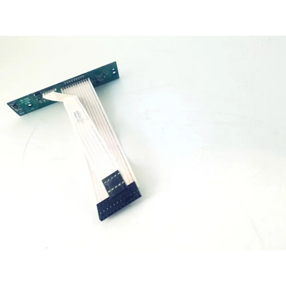 Black and white flexible ribbon cable with green connector for circuit board 99400876 rev c bbcb3-8c bbcb3-8c