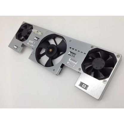 Silver metallic cisco 3800 series router cooling fan module with three black fans for efficient series router cooling