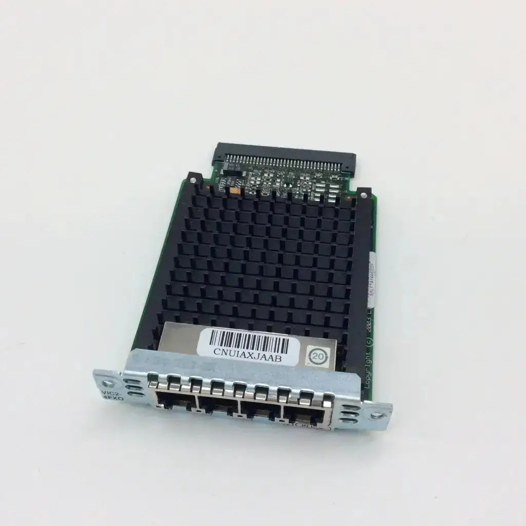 Cisco System 4-Port FXO Voice Fax Interface Card CNUIAXJAAB