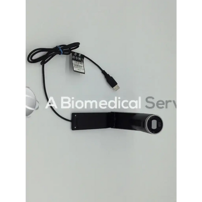 Black cylindrical cisco tandberg ttc8-03 precision hd f1.7 degree view camera with usb cable and matte finish