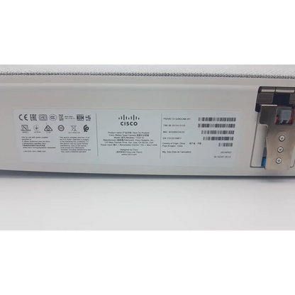 White cisco webex quad camera t1g-70 network camera with metallic hinge and silver screws for video conferencing