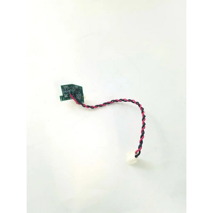 Green clb-0002 rev c board with twisted black and pink wires showing detailed circuit connections