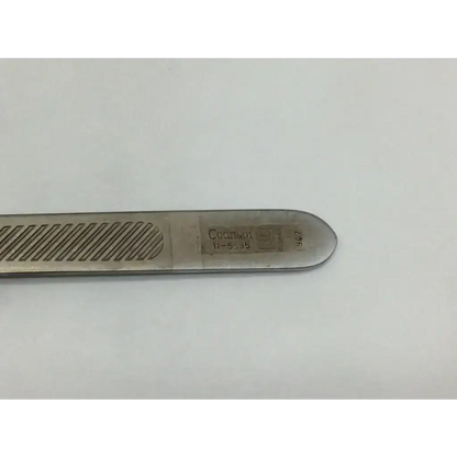 Silver surgical knife handle 3l ad5-312 with textured grip and engraved markings for precision use
