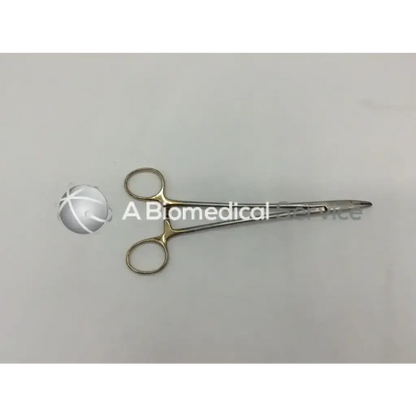 Stainless steel classic plus scisscors with rounded handles and pointed tapered tip by codman 14 36-4010