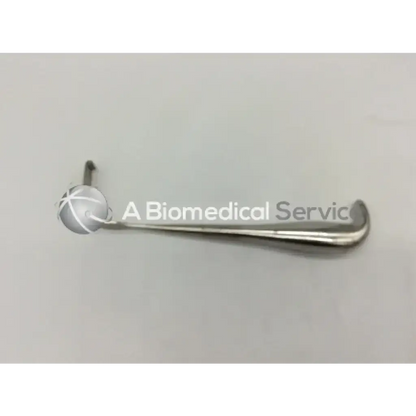 Silver codman 50-1065 laminectomy retractor with curved handle and 2 inch 6 teeth depth blade ac5-368