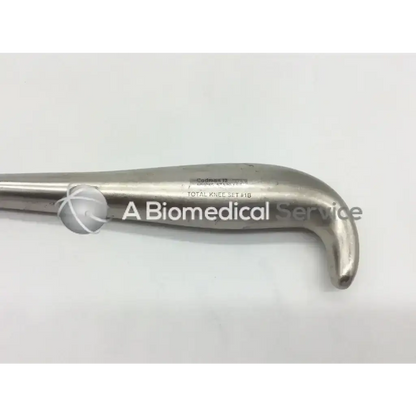 Silver stainless steel codman laminectomy retractor total with curved handle from total knee set 1b