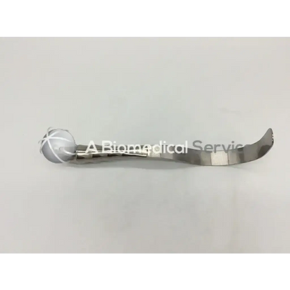 Silver codman 50-4316 deaver retractor stainless with curved blade and spherical handle made of stainless steel surgical instrument