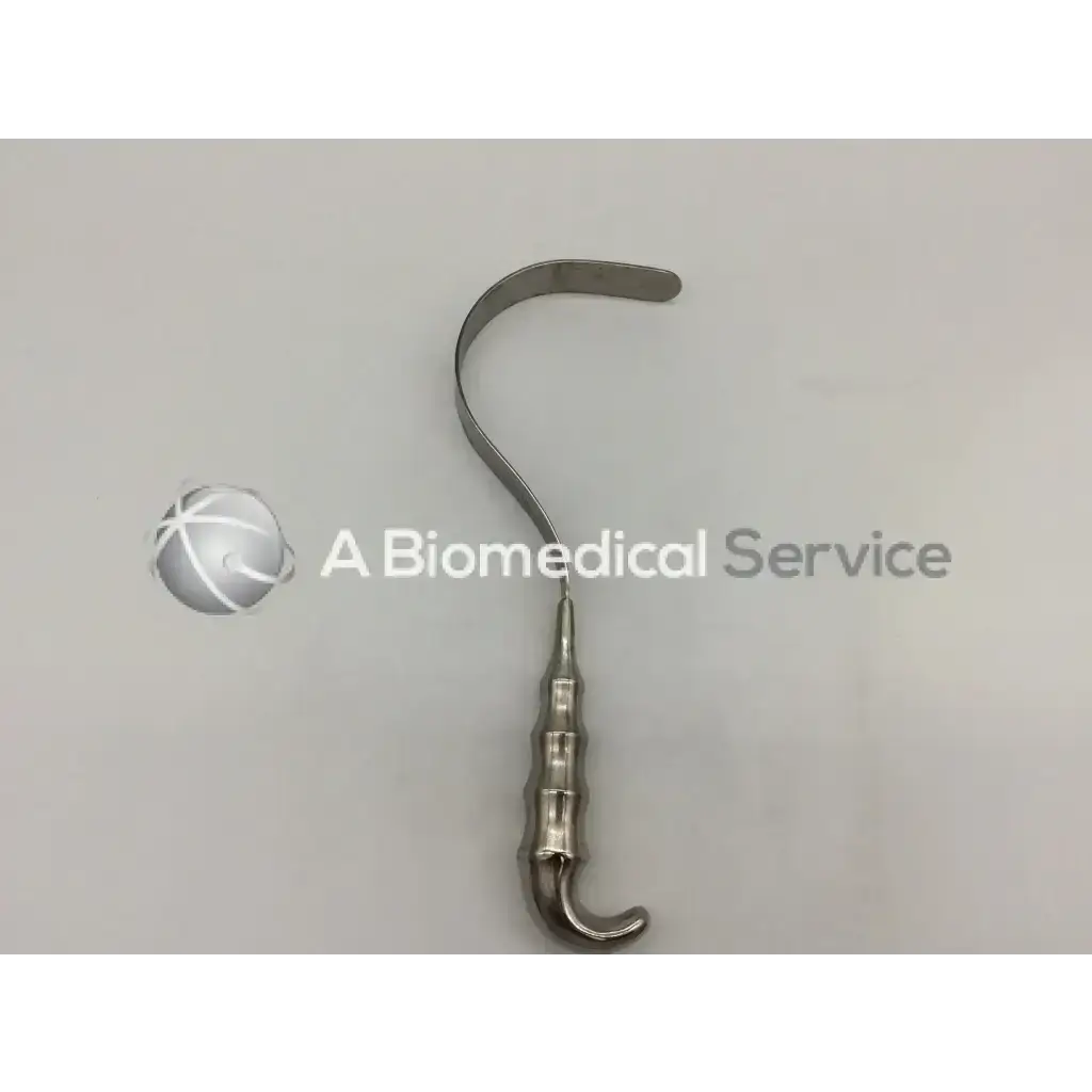 Codman 50-4316 deaver retractor stainless with curved hook end and textured handle made of stainless steel surgical instrument