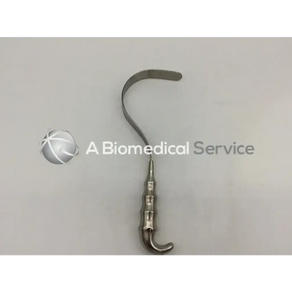 Codman 50-4316 deaver retractor stainless with curved hook end and textured handle made of stainless steel surgical instrument