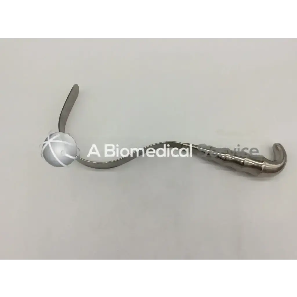 Codman 50-4316 deaver retractor stainless with curved ergonomic handle and rounded end stainless steel surgical instrument
