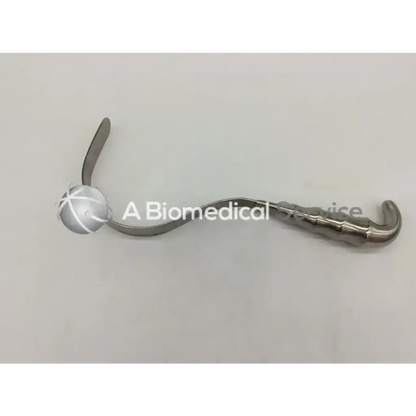Codman 50-4316 deaver retractor stainless with curved ergonomic handle and rounded end stainless steel surgical instrument
