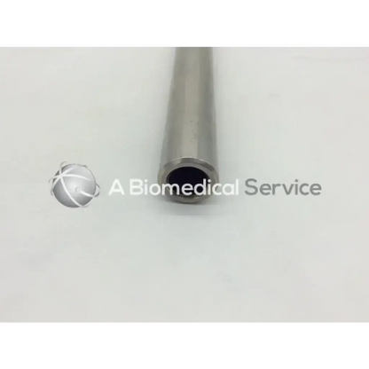 Codman 50-4553 symmetry surgical vertical bar sleek metallic silver cylindrical tube with polished smooth surface