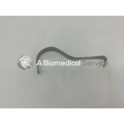 Silver-colored stainless steel deaver retractor ad5-104 with curved design and polished finish for surgical use