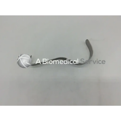 Silver metallic codman deaver retractor ad5-104 with spherical cross-hatched handle end in stainless steel