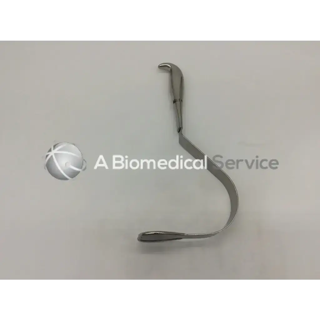 Codman 50-8102 harrington splanching retractor with a sleek curved stainless steel design and ergonomic handle