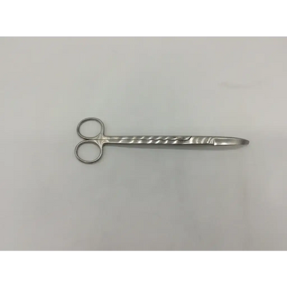 Silver stainless steel jorgenson scissors with twisted handle design for precision surgical use model ad5-200