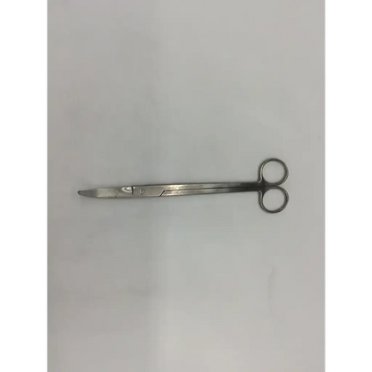 Stainless steel jorgenson scissors ad5-200 with rounded finger loops and pointed tip for surgical use