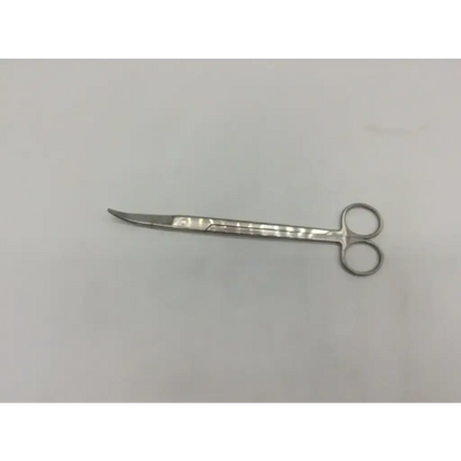 Silver Codman 54-4151 jorgenson scissors with curved sharp blades and textured handles surgical stainless steel