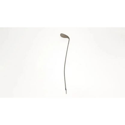 A sleek metallic codman 8509n surgical tool with a polished finish and curved shaft for precise use